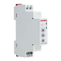 Реле контроля напряжения однофазное, тип DRV, конфигурация контакта 1CO, 24-48В AC/DC