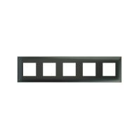 Рамка 5 постов (10 мод.), Avanti, сине-зеленый жемчуг