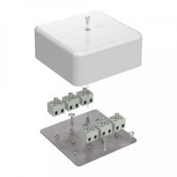 Коробка огнестойкая для кабель-канала 40-0470-FR2.5-12 Е15-Е120 RAL9003 103х103х45 (22 шт/кор)