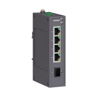 Промышленный неуправляемый коммутатор, 1×100Base-X, SFP слот: 4×10/100Base-T(X) портов RJ45, 12-48В DC/18-30В AC, с резервированием