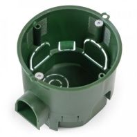 Коробка установочная 80-0550См углубленная безгалогенная (HF) 68х60 с саморезами (8шт/уп)