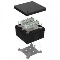 Коробка огнестойкая для о/п двухкомпонентная 60-0300-FR6.0-12 Е15-Е120 RAL9005 100х100х50 (14 шт/кор)