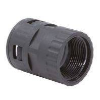 Муфта с внутренней резьбой DN 36 мм, М50х1,5, полиамид, цвет черный