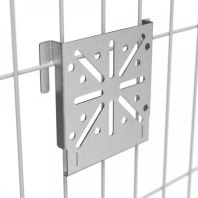 Монтажная пластина на 3Д-забор для крепления ЭМК HDZ