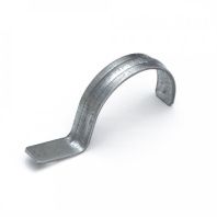 Скоба металлическая однолапковая СМО d48-50 мм для монтажного пистолета (без отверстий) (50шт/200шт уп/кор)