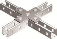Пластина соединительная Х-обр., горячеоцинкованная