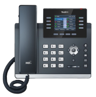 YEALINK SIP-T44W, 12 аккаунтов, 2 порта USB, Wi-Fi, цветной экран 2.8", BLF, PoE, GigE, без БП, шт
