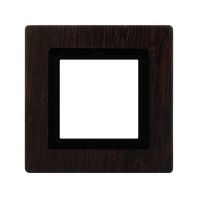 Рамка из натурального дерева 1 пост (2 мод.), Avanti, венге