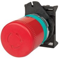 Головка кнопки аварийная грибовидная поворотная с индикацией д.40