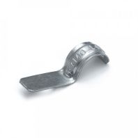 Скоба металлическая однолапковая СМО d14-15 мм для монтажного пистолета (без отверстий) (100шт/уп)