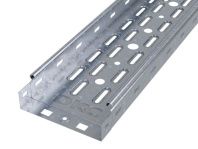 Лоток перфорированный 100х80 L 3000 толщиной 1 мм, нержавеющая сталь