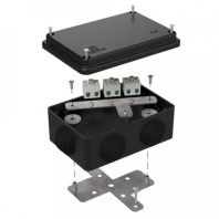 Коробка огнестойкая для о/п 40-0340-FR2.5-6 Е15-Е120 RAL9005 120х80х50 (20 шт/кор)