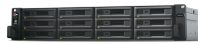 Synology (Rack2U) QC2,4Ghz/8Gb upto 64/RAID0,1,10,5,6/up to12HP HDDs SATA(3,5'or2,5') upto 36 with 2xRX1217(RP)/2xUSB/4GigEth(+2Expslot)/iSCSI/2xIPcam(upto75)/1xPS/norail/1YW