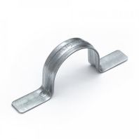 Скоба металлическая двухлапковая СМД d31-32 мм для монтажного пистолета (без отверстий) (50шт/600шт уп/кор)