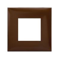 Рамка 1 пост (2 мод.), Avanti, карамельный жемчуг