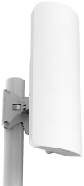MikroTik mANTBox 2 12s with 12dBi 120 degrees 2.4Ghz sector antenna, Dual Chain 802.11bgn wireless, 600MHz CPU, 64MB RAM, 1x Gigabit LAN, PSU, POE, pole mount,  RouterOS L4