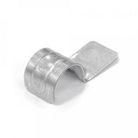 Скоба металлическая однолапковая СМО d16-17 мм для монтажного пистолета (без отверстий) (100шт/1600шт уп/кор)