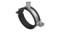 Хомут для средних нагрузок с изоляцией с гайкой М8 для труб d 1 1/2"