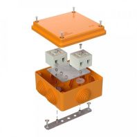 Коробка огнестойкая для о/п 40-0300-FR10.0-4 Е15-Е120 RAL2003 100х100х50 (14 шт/кор)
