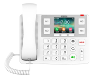 Fanvil Care Series IP Phone3.5" 320 x 240-pixel color display2 SIP Line4 Quick KeyBig ButtonWIFI 2.4GHz & 5GHzHAC HandsetG.722, OpusSOS ButtonDesktop Stand/Wall Mountable(optional)