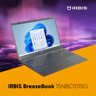 IRBIS Breeze 15NBC1015  Intel N100 15.6"LCD 1920*1080 IPS,8GB LPDDR 5 4800+256GB SSD,AC wifi,camera: 2MP,5000mha battery,USB TYPE C,Windows 11 Pro RUS/plastic/Grey
