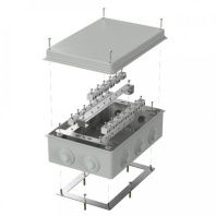 Коробка огнестойкая для о/п 40-0330-FR2.5-40 Е15-Е120 RAL7035 260х175х90 (7 шт/кор)