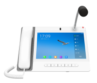 Fanvil Paging Console PhoneAndroid 9.0 Built-in Adjustable 8MP Camera with a Privacy Cover10-party Audio Conference,3-party Video ConferencPTM handsetDual Gigabit ports, PoE IntegratedHD Voice