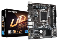 GIGABYTE H610M H V2, LGA1700, H610, 2*DDR5, 4*SATA, 1*M.2, 2*USB 3.2, 4*USB 2.0, 1*PCIx16, 1*PCIx1, D-Sub+HDMI, mATX