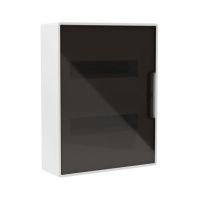 Щиток 24 мод настенный FRAME, белый, с тонированной дверцей, с шин. PEN2шт 8отв+ 2шт 6отв.