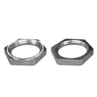 Гайка заземляющая M20x1,5 никелированная латунь