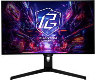ASROCK 27" PGO27QFS OLED  2560x1440 0,03 ms GTG 275cd 240Hz HDR 400 VESA HAS Tilt HDMI*2 DP*2 USB*3 HAS Swivel Pivot Type C black