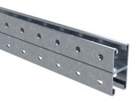 Двойной С-образный профиль 41х41, L300, толщ.2,5 мм