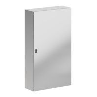 Корпус навесной STH с М/П из нержавеющей cтали AISI304 ВxШxГ 1400x800x300 мм, с фланцем, IP66