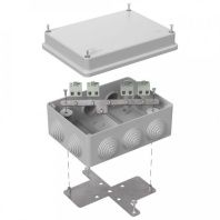 Коробка огнестойкая для о/п 40-0310-FR1.5-8 Е15-Е120 RAL7035 150х110х70 (6 шт/кор)