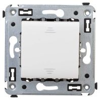 Инвертор одноклавишный в стену, Avanti, белое облако