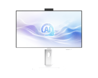 MSI Modern AM273QP AI 1UM AiO 27" WQHD (2560x1440)IPS AG Non-touch, Core Ultra 5 125H (3.6GHz), 16Gb DDR5(2*8GB), 512GB SSD M.2, Intel UHD, WiFi, BT, camera, WirelessKB&mouse Eng/Rus,NoOS,1y,White