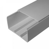 Кабель-канал серый RAL 7035 2-й замок 100х60 мм (16м/уп)