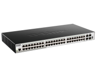 D-Link PROJ Настраиваемый L2+ стекируемый коммутатор, 48x1000Base-T, 4x10GBase-X SFP+, CLI, консольный порт RJ-45