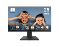 MSI PRO MP252 24.5" 16:9 FHD(1920x1080) IPS Flat,1ms(MPRT),1300:1,100M:1,300nit,178/178,HDMI 1.4,DP 1.2a,Speaker,Tilt, VESA,100Hz,Black,1y war-ty