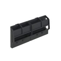 Шинный держатель FRAME 162мм (4 сегмента, до 20 полюсов), черный (длявсех щитков)