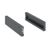 Панели цоколя для корпусов CQE & CQE N, ШхГ 600 мм, В=100 мм, RAL7011, комплект - 2 шт. RAM block