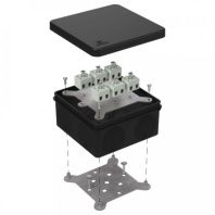 Коробка огнестойкая для о/п двухкомпонентная 60-0300-FR2.5-12 Е15-Е120 RAL9005 100х100х50 (14 шт/кор)