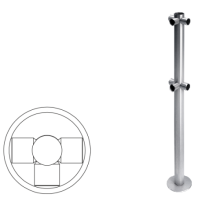 Стойка ограждения T-образная
