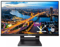 23,8" Philips  242B1TC/00 1920х1080@75Гц IPS W-LED 16:9 SmoothTouch 4ms VGA HDMI DP 4xUSB3.0 50M:1 1000:1 170/160 250cd Tilt HAS Speakers Black