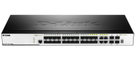 PROJ Управляемый L2 стекируемый коммутатор, 20x1000Base-X SFP, 4x10GBase-X SFP+, 4xCombo 1000Base-T/SFP, защита от статического электричества до 6 кВ, CLI, консольный порт RJ-45, RPS