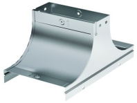 Крышка-ответвитель TS осн.100 H100 в комплекте с крепежными элементами и соединительными пластинами, необходимыми для монтажа, горячеоцинкованная