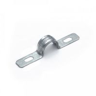 Скоба металлическая двухлапковая усиленная противопожарная СМДУ d14-15 мм (100шт/1200шт уп/кор)