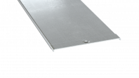 Крышка с заземлением на лоток осн.80, толщ. 2,0, L3000, цинк-ламельная