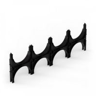 Кластер для двустенных труб d200 мм, четверной, двухсторонний (20 шт/кор)