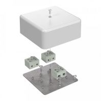 Коробка огнестойкая для кабель-канала 40-0470-FR10.0-6 Е15-Е120 RAL9003 103х103х45 (22 шт/кор)